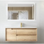 Byron Natural Oak Wall Hung Vanity 1200 Cabinet Only